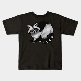 Cartoony Doomed Raccoon Kids T-Shirt